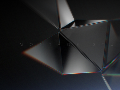 Montage Studio brand identity intro logo animation