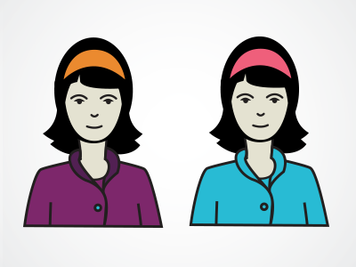 Lucy infographics graphics icons illustration character design