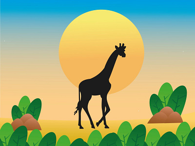 Giraffe 3d animation app branding design graphic design illustration logo typography ui ux vector