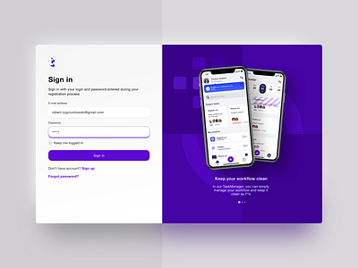 Sign in dashboard desktop interaction interface ios landing page sign in ui uidesign ux