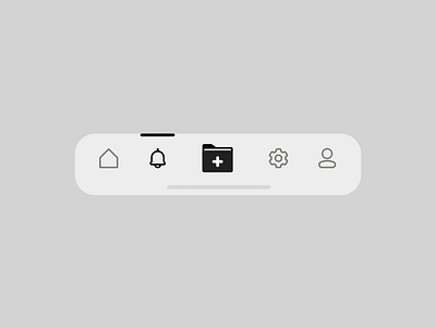 Tabbar after effects bar interaction interaction animation ios lottie microinteraction mobile tab tabbar ui ux