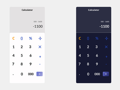 Calculator app design graphic design illustration logo ui ux