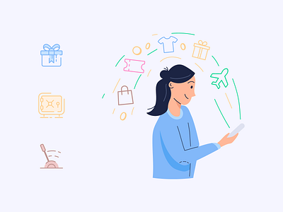 U-Earn Illustrations and Icons