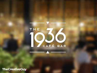 1936 Cafe Bar Logo Design by The Creative Guy branding desin logo logo design