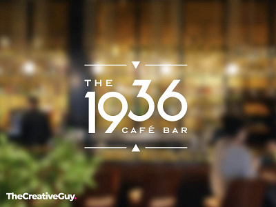 1936 Cafe Bar Logo Design by The Creative Guy