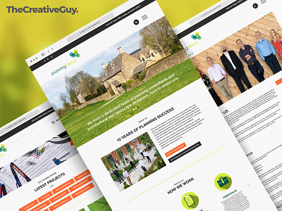 Responsive website design for Planning Direct - The Creative Guy branding design graphic design responsive website ui ux website website design