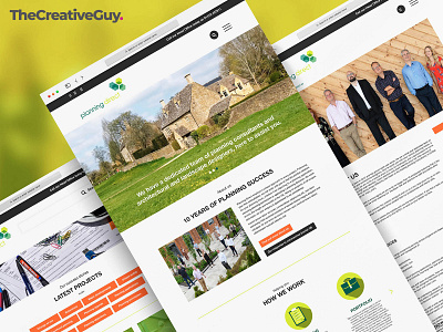 Responsive website design for Planning Direct - The Creative Guy