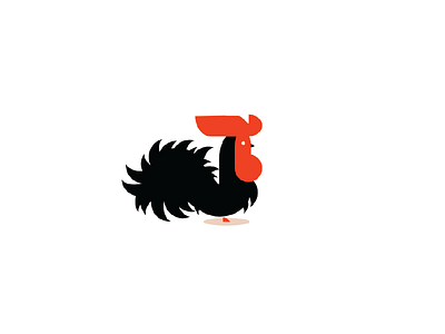 Black rooster animal bird digital rooster