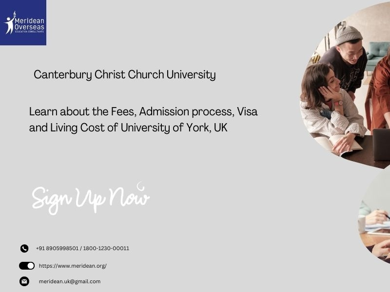 Canterbury Christ Church University in UK, Intake, Ranking, Fees by