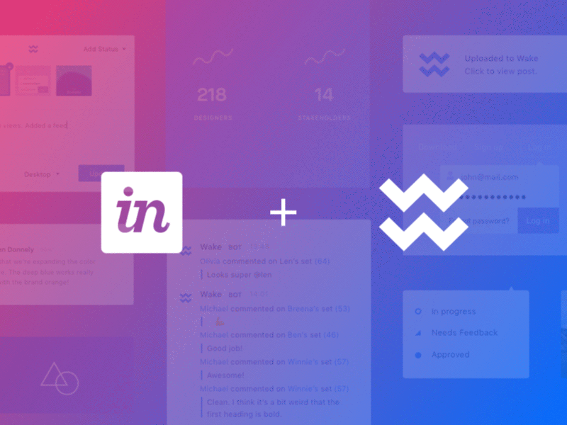 Wake joins InVision + Introducing Wake Free design visibility collaboration wake invision