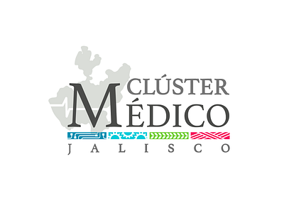 Cluster Medico Jalisco Logotipo cluster logotype medical