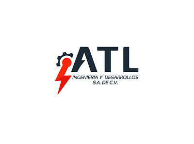 ATL logotipo atl engine engineers lighting logodesign logotype thunder