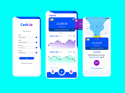 cashio app app cash crypto data graphics