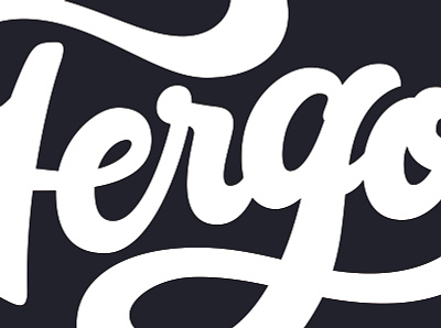 Fergo - Branding brand identity branding branding design hand drawn hand lettering handmade lettering lettering logo logo typography