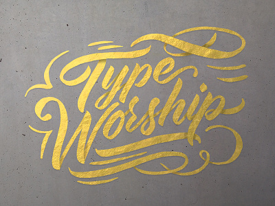 Typeworship brush brush type calligraphy hand drawn hand type lettering logotype type worship typography