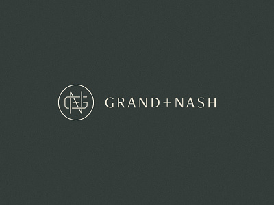 Grand + Nash Logo branding design graphic design identity identity design logo vector