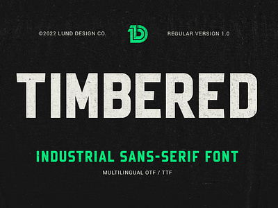 Timbered Font