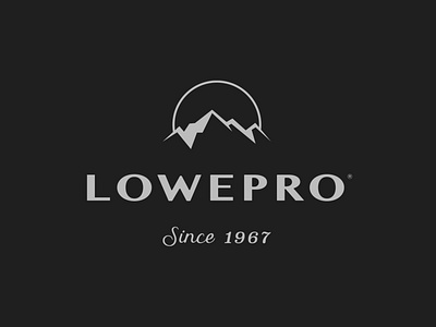 Lowepro branding design logo typography