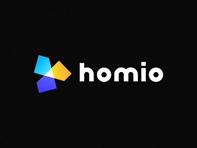 homio abstract art branding concept creation design geometry gradient graphic design home house idedeas illustration lodge logo minimal modern producthunt real estate ui