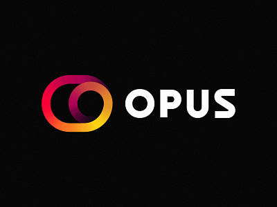 OPUS abstract abstractlogotype art branding concept creation design geometry gradient graphic design guide guidelines idedeas identity infinite logo loop minimal modern producthunt