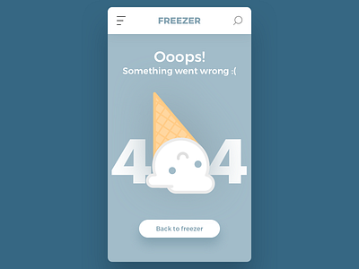 #22 404 icecream mobile ui