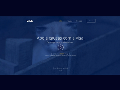 Visa - Scrolling credit card product design protopie ui ux visa