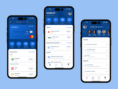 Norvik Bank mobile app redesign app bank banking branding design figma finance financial app mobile mobile app mobile ui ui ux web