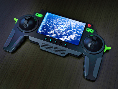 Handheld Console Concept Visualization 3d 3d illustration 3d modeling 3d rendering cad modeling design product mockup product visualization video game