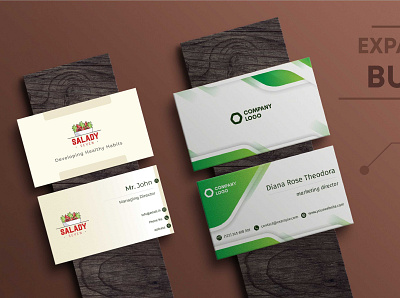 Visiting Cards branding design elegance graphic design illustration logo marketing simplicity typography