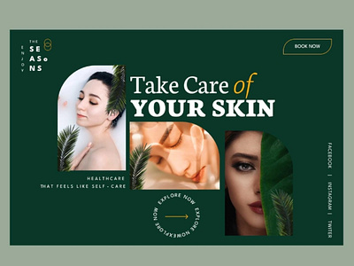 A new design for a skincare project 