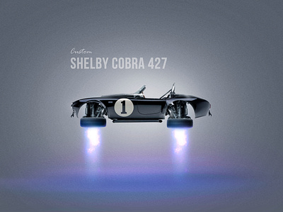 shelby cobra 427 Custom automobile automotive design car custom digital art ford photoshop
