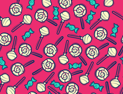 candy seamless pattern background candy cartoon decoration decorative design graphic design icon illustration lollipop pattern seamless sweet wallpaper