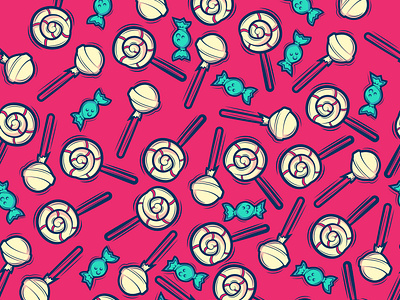 candy seamless pattern