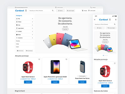 Apple Reseller Website Redesign apple cortland desktop ecommerce reseller responsive ui ui design web design