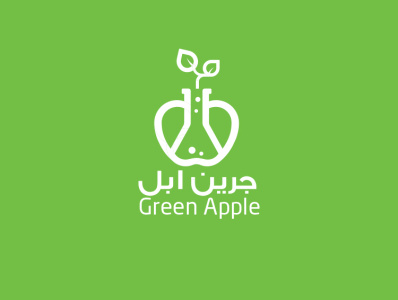 green apple agriculture chimecal fertilizer green apple icon logo logo design