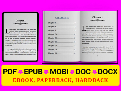 Book formatting & Layout design