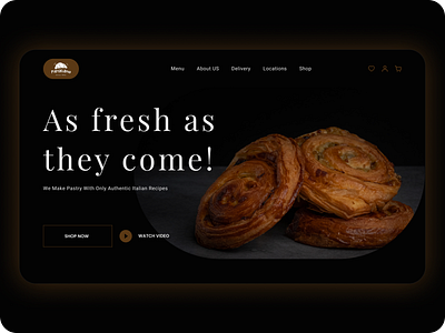 Bakery Website bakery e commerce uiux website