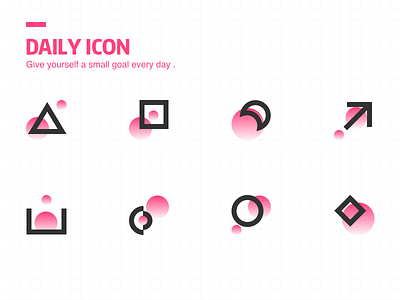 daily icon app fashion pink popular purple ui ux