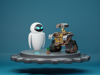 WALL-E & Eva