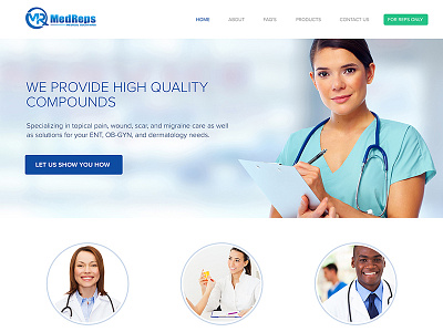 Medreps Shots medical website