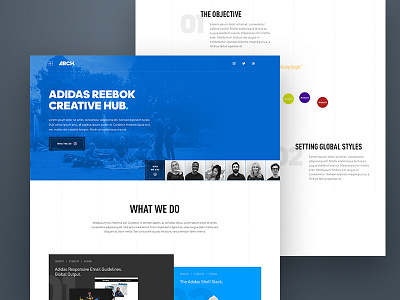 Weekly Layup #13 - Landingpage [WIP] adidas landing minimal reebok team ui ux web design