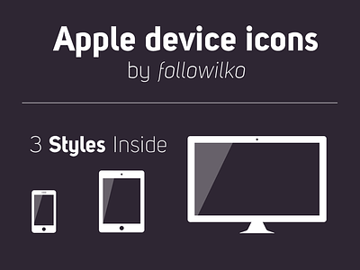 Apple Device Icons apple cinema display devices followilko freebie glossy icons ipad iphone minimal reflection responsive