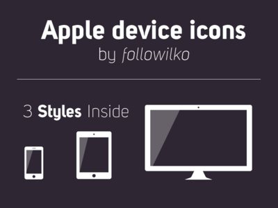 Apple Device Icons
