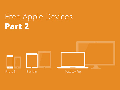 Apple Devices part 2 apple device devices followilko free freebie icons illustrator ipad mini iphone 5 macbook pro minimal mobile responsive vector