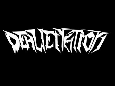Dealienation Thrash Metal Logo
