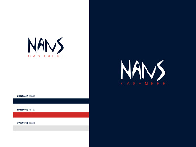 NANS Cashmere blue color brand design brandbook cashmere illustration logo design mongolia red vector