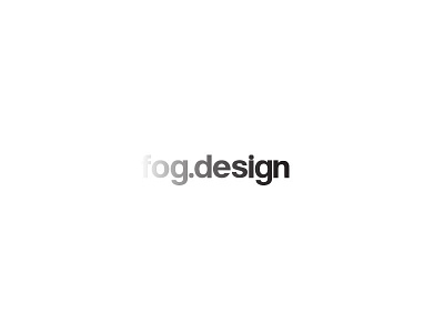 Fog brand design fog identity logo typo