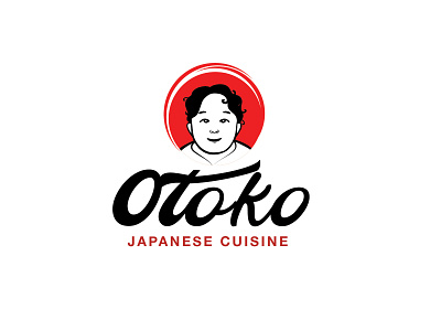 Otoko Japanese cuisine branding cuisine food japanese logo mongolia