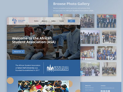 Student Club/Organization Website Design design product design ui ux web web design