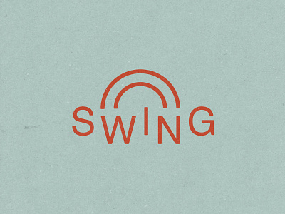 Swing Logo 1950s record company retro swing swing records teehee vinyl